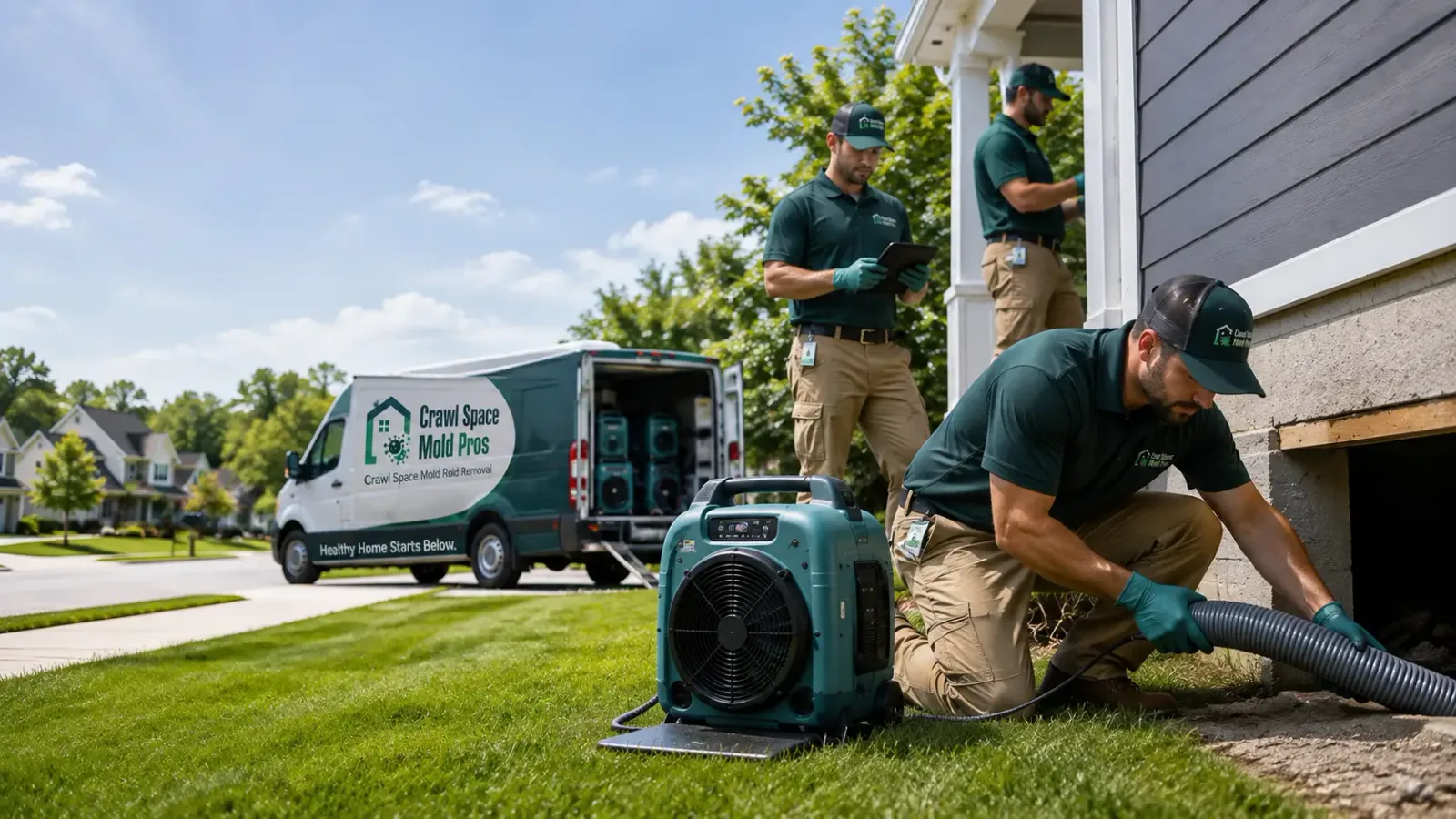 Crawl Space Mold Removal in Haverhill, OH